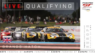 LIVE | Qualifying | Brands Hatch | Fanatec GT Europe 2024 (English)