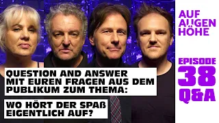 Q&A WO HÖRT DER SPAß EIGENTLICH AUF? mit Christiane Olivier, Marco Rima, Ludger K. und Daniel Kus