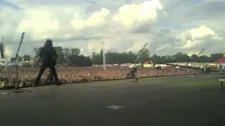 David Ellefson of MEGADETH Peace Sells Intro Download Festival 2012