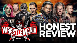 🔴 WWE Wrestlemania 37 Night 2 Review: ROMAN REIGNS VS EDGE VS DANIEL BRYAN TRIPLE THREAT!