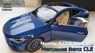 Imported directly from Germany for this Norev - Mercedes Benz CLE Coupe - 1/18 Diecast - Full Review