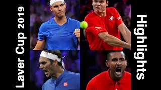 Team Europe VS Team World l Highlights l Laver Cup 2019