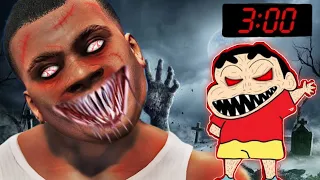 GTA 5 : Sar Kata Horror Story With Shinchan In GTA 5 | FRANKLIN and SHINCHAN Sar Kata Horror Story