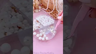 Decorate clear phone case with laces and stones || DIY phone cover #shorts #youtubeshorts