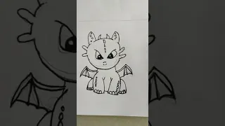 Toothless from How to Train Dragon (Cute)