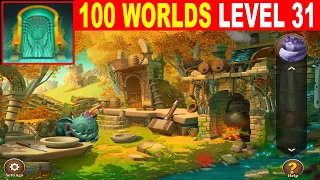 100 Worlds LEVEL 31 Walkthrough - Escape Room Game 100 Worlds Guide