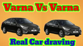 Varna Vs Varna in || Car Drawing || Real car drawing || pin2 gaming ||