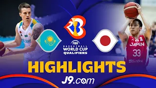 🇰🇿 Kazakhstan vs 🇯🇵 Japan | Basketball Highlights - #FIBAWC 2023 Asian Qualifiers