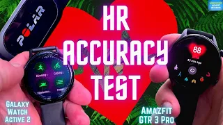 AMAZFIT GTR 3 Pro vs Samsung Galaxy Watch Active 2 Review and Heart Rate Accuracy Test