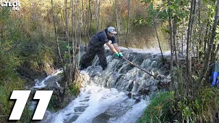 Manual Beaver Dam Removal No.77 - Long And Satisfying Flow Of Water