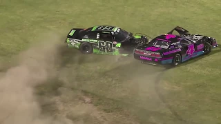 RaceCar Retaliation after Crash at Bowman Gray Stadium