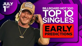 EARLY PREDICTIONS | Billboard Hot 100, Top 10 Singles | July 1st, 2023