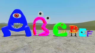 I PLAYING AS JELLY BIG TO LITTLE  NIGHTMARE CURSED ALPHABET LORE in Garry's Mod