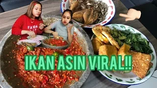 NIKMAT NYLEKIT, IKAN ASIN + SAMBAL TERASI + NASI HANGAT #ikanasinviral #sambalterasi #terasilombok