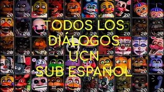 Todos los Diálogos de Ultimate Custom Night Subtitulados al Español