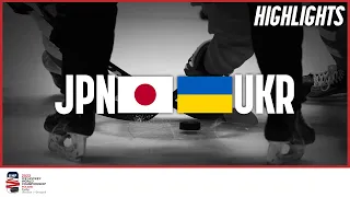 Highlights | Japan vs. Ukraine | 2022 IIHF Ice Hockey World Championship | Division I Group B