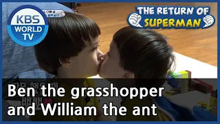 Ben the grasshopper and William the ant (The Return of Superman) | KBS WORLD TV 201019