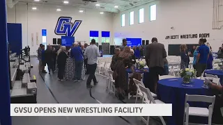 Grand Valley State unveils new wrestling facility, hoping to compete after 30-year hiatus