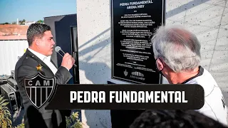 Veja o descerramento da pedra fundamental da Arena MRV