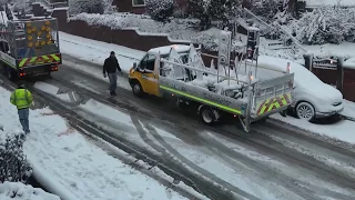 Drivers in the Snow and Slush