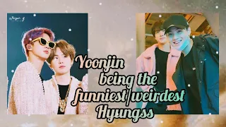 yoonjin being the funniest/weirdest hyungs ✷