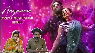 Pakistan couple Reaction on Angaaron (The Couple Song) Lyrical Video Pushpa 2 The Rule | Allu Arjun