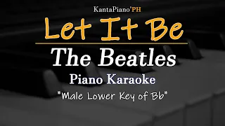 Let It Be (The Beatles) - Lower Key  (Piano Karaoke)