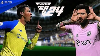 EA Sports FC 24 - Inter Miami CF Vs Al Nassr FC - Club Friendly | Ft. Messi Ronaldo | PS4™ [60]