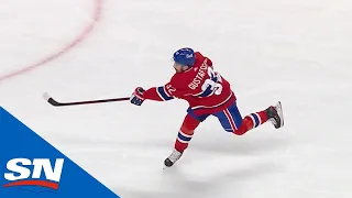 Erik Gustafsson Smashes A Power Play Goal Off The Post For The Lead