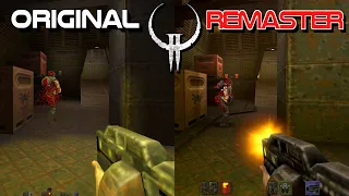 QUAKE 2 — сравнение оригинала и ремастера (1997 и 2023)