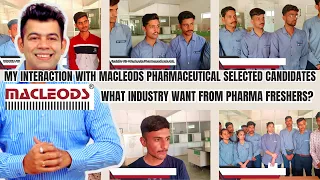 INTERACTION WITH MCLOID PHARMA SELECTED CANDIDATES