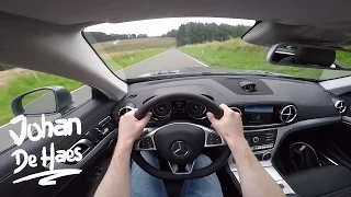 2016 Mercedes-Benz SL400 367hp POV test drive GoPro