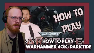 Chicagoan Reacts - How to Play Warhammer 40K: DARKTIDE by Bricky