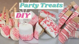 BABY SHOWER DESSERT TABLE TREATS | DIY EASY CANDY BAR IDEAS FOR PARTY