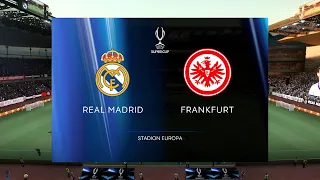 FIFA 22 - Real Madrid Vs Frankfurt | UEFA SUPER LEAGUE | Full Match ( UHD 60fps ) Gameplay