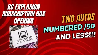 TWO LOW NUMBERED AUTOS!?!  Sign me up!  RC Explosion Box by Philmington - Original & High End