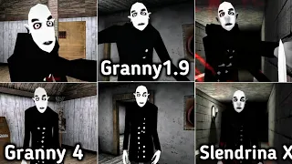 Granny V1.9 Nosferatu Vs Slendrina X Vs Granny 4 Nosferatu Chase Scene & Jumpscare | Dvloper