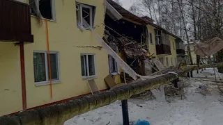 Взрыв газа в Казани: в одной из квартир частично обрушилась стена