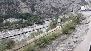 Тоннель Верхний Ларс, дорога в Грузию 2022, проезд Крестовый перевал