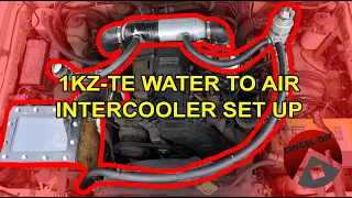 DIY 1KZ-TE Water to Air Intercoler Set-up | Toyota Hilux