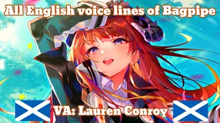 [Arknights] Bagpipe's EN voice lines!! | w/ subtitles (may not be 100% correct)