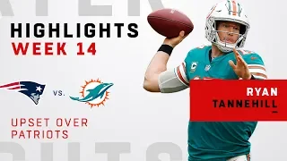 Ryan Tannehill Highlights in Upset Over Patriots