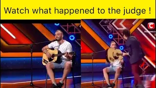 reaction to Where is dmytro shurov X Factor judge now ? judge breaks guitar x factor