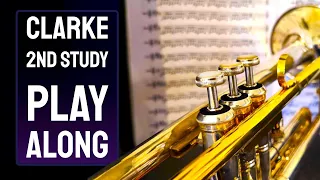 Complete Clarke Second Study - Trumpet Play Along