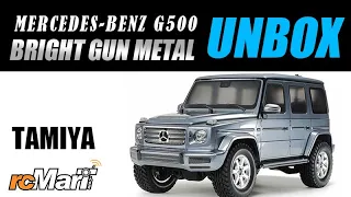 Tamiya CC-02 Mercedes-Benz G 500 Pre-Painted Bright Gun Metal Body 1/10 EP Car Kit Unbox! #47441