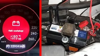 Mercedes W211. Error 9092 Additional Battery SBC Systems / Why does not work SBC Hold, SBC Stop