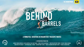 BEHIND BARRELS – A Wingfoil Shooting in Mauritius' Massive Waves