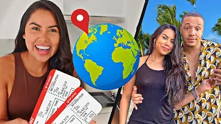 Surprising My Girlfriend With A Plane Ticket To ANYWHERE In The World...(SHE DECIDES)