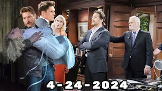 CBS The Bold and the Beautiful Spoilers Wednesday, April 24 | B&B 4-24-2024