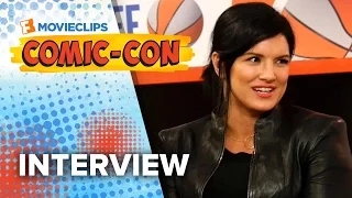 Ed Skrein & Gina Carano 'Deadpool' Exclusive Interview - Comic-Con (2015) HD